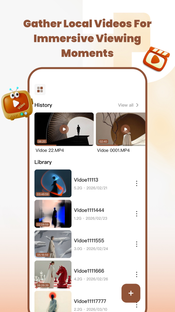 DanooWatch video history