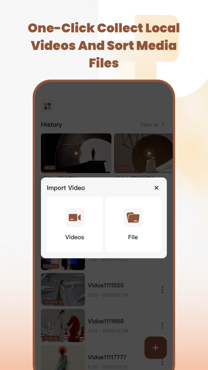 DanooWatch import video screen